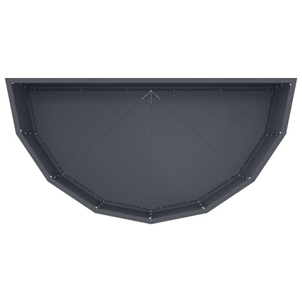 Plantekasse Antracit 90 x 45 x 35 cm Stål