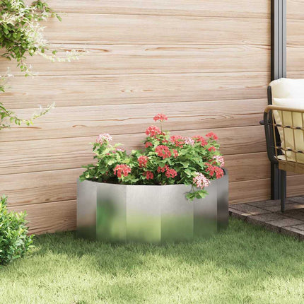 Plantekasse Sølv 90 x 45 x 35 cm Rustfrit stål