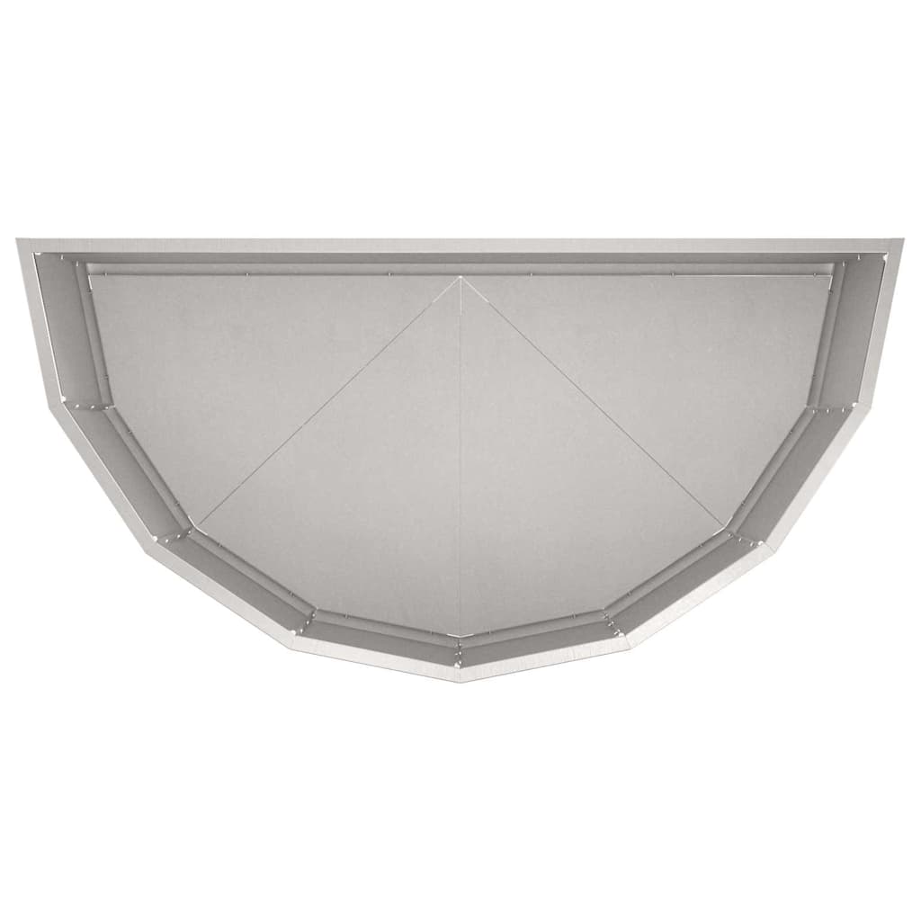 Plantekasse Sølv 90 x 45 x 35 cm Rustfrit stål