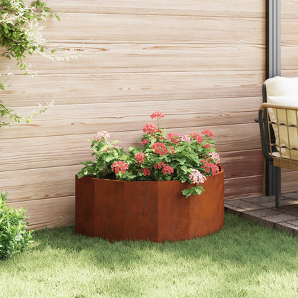 Plantekasse Rusten 90 x 45 x 35 cm Cortenstål