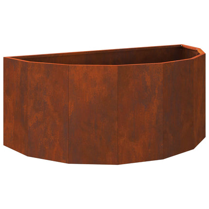 Plantekasse Rusten 90 x 45 x 35 cm Cortenstål