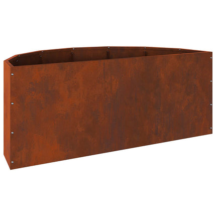 Plantekasse Rusten 90 x 45 x 35 cm Cortenstål