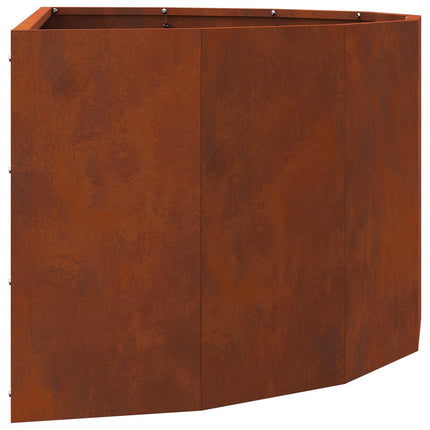 Plantekasse Rusten 90 x 45 x 35 cm Cortenstål