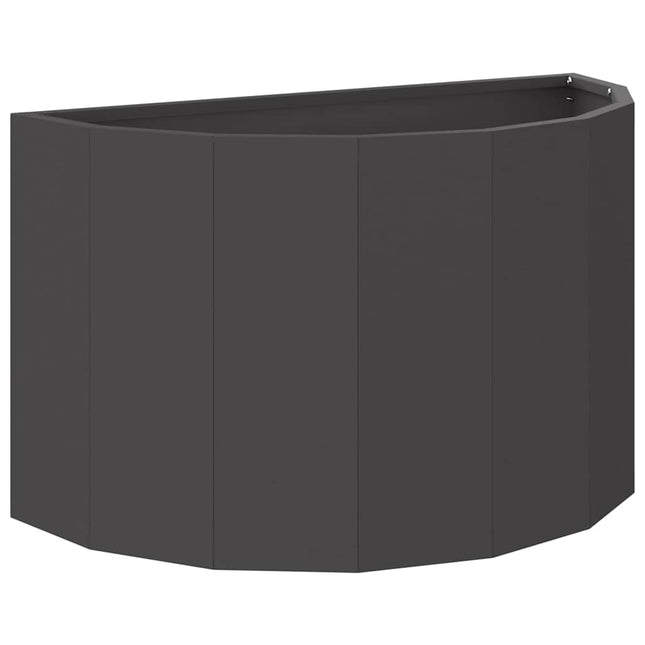 Plantekasse Sort 60 x 30 x 35 cm Stål