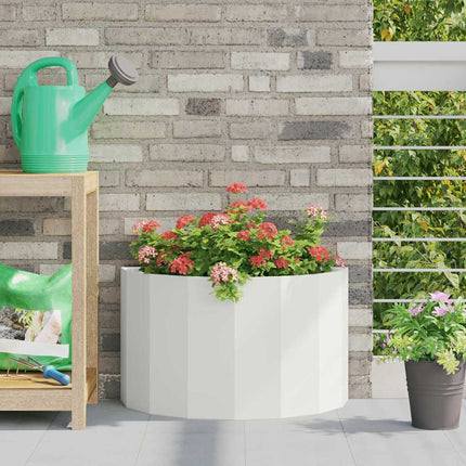 Plantekasse Hvid 60 x 30 x 35 cm Stål