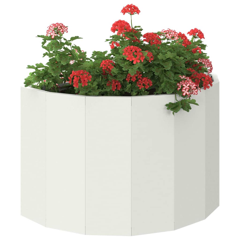 Plantekasse Hvid 60 x 30 x 35 cm Stål