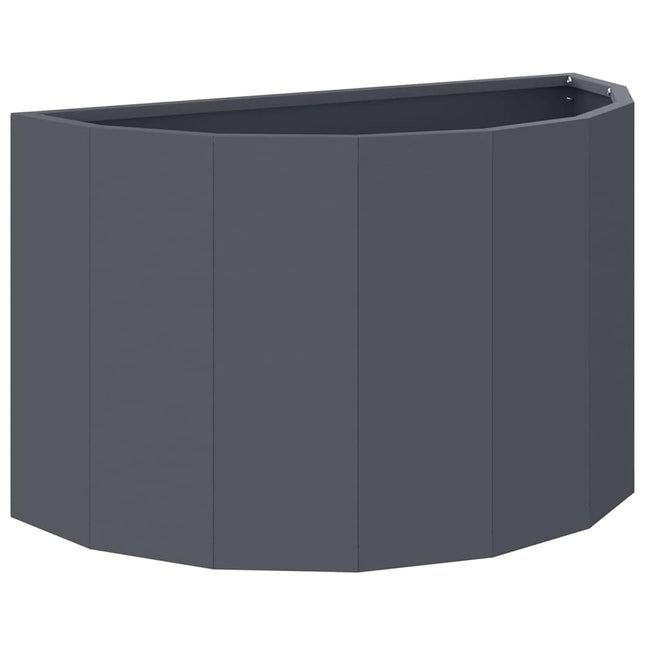 Plantekasse Antracit 60 x 30 x 35 cm Stål