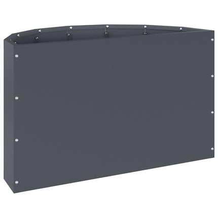 Plantekasse Antracit 60 x 30 x 35 cm Stål