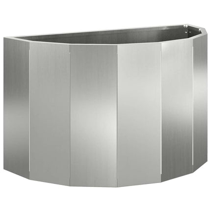 Plantekasse Sølv 60 x 30 x 35 cm Galvaniseret stål