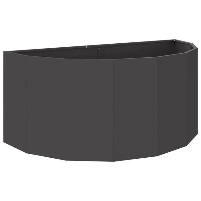 Plantekasse Sort 120 x 60 x 50 cm Stål
