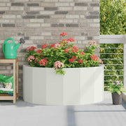 Plantekasse Hvid 120 x 60 x 50 cm Stål