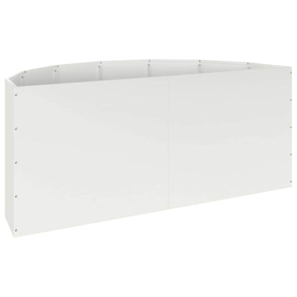 Plantekasse Hvid 120 x 60 x 50 cm Stål