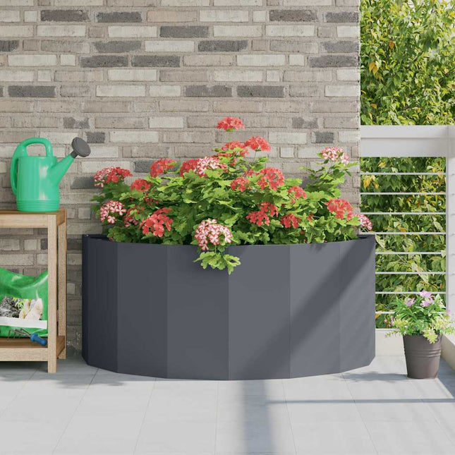 Plantekasse Antracit 120 x 60 x 50 cm Stål