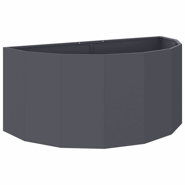 Plantekasse Antracit 120 x 60 x 50 cm Stål