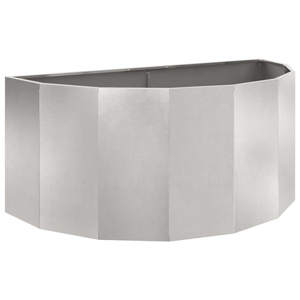 Plantekasse Sølv 120 x 60 x 50 cm Rustfrit stål