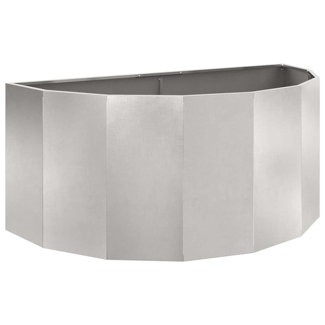 Plantekasse Sølv 120 x 60 x 50 cm Rustfrit stål