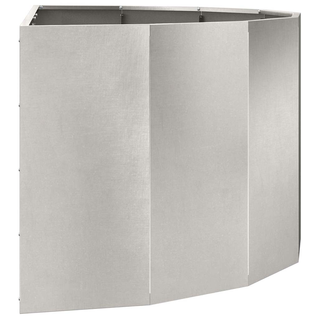 Plantekasse Sølv 120 x 60 x 50 cm Rustfrit stål