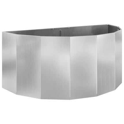 Plantekasse Sølv 120 x 60 x 50 cm Galvaniseret stål