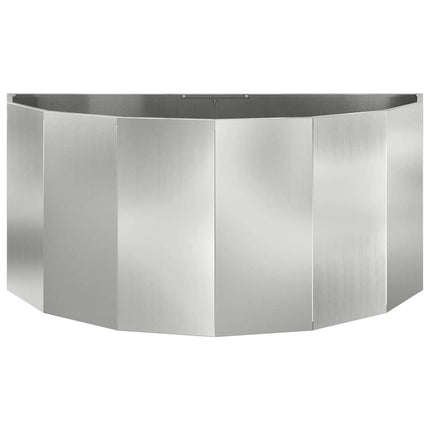 Plantekasse Sølv 120 x 60 x 50 cm Galvaniseret stål