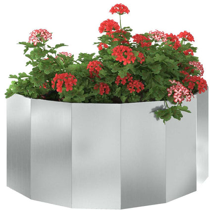 Plantekasse Sølv 120 x 60 x 50 cm Galvaniseret stål