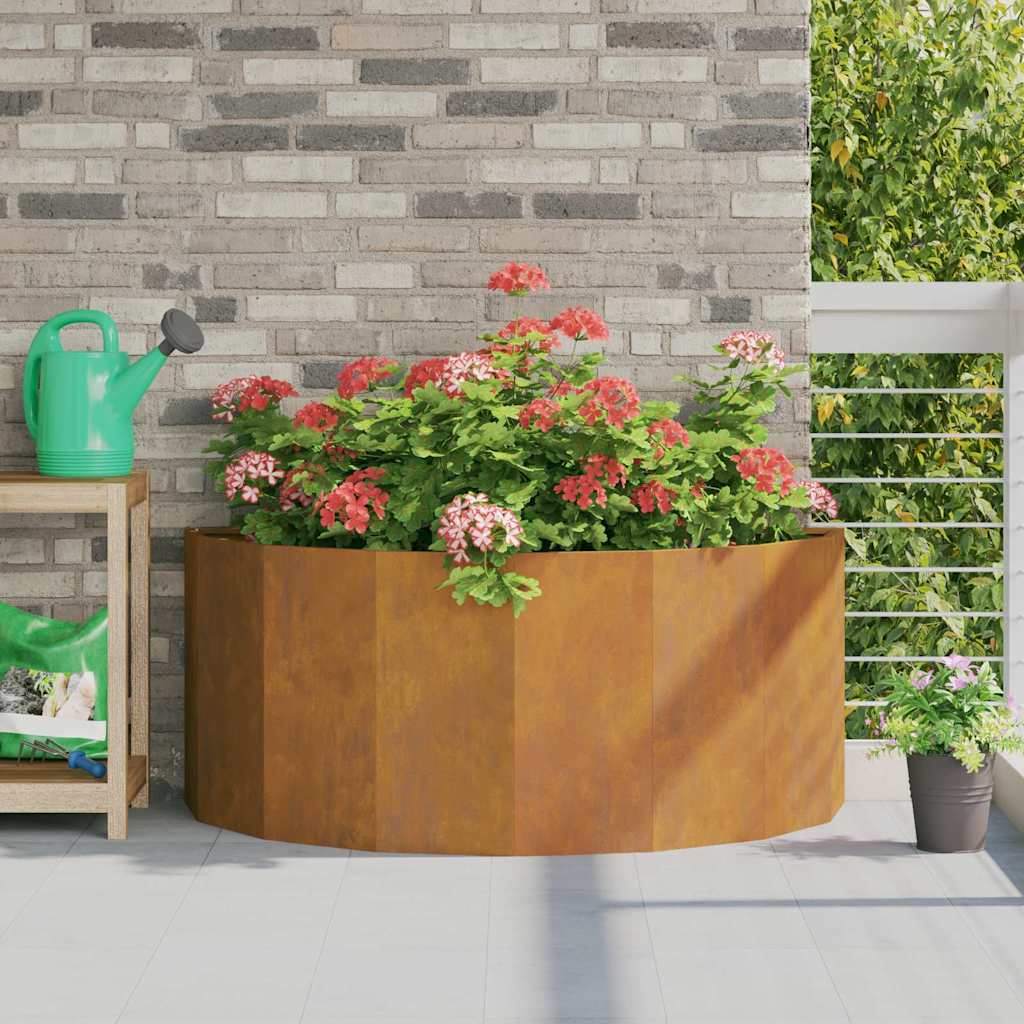 Plantekasse Rusten 120 x 60 x 50 cm Cortenstål