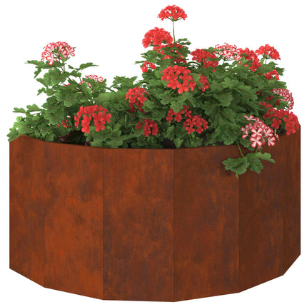 Plantekasse Rusten 120 x 60 x 50 cm Cortenstål