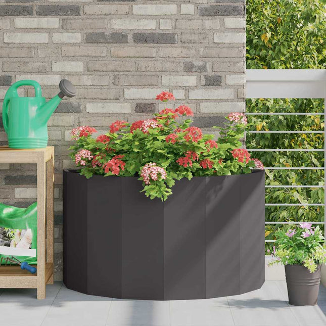 Plantekasse Sort 90 x 45 x 50 cm Stål