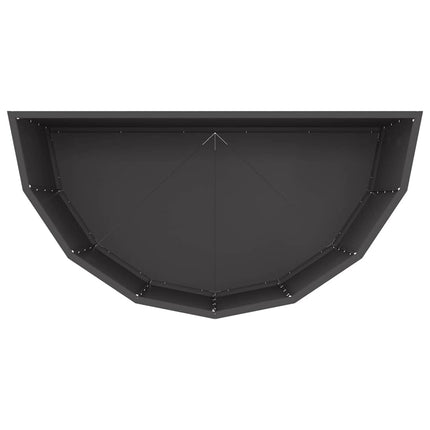 Plantekasse Sort 90 x 45 x 50 cm Stål