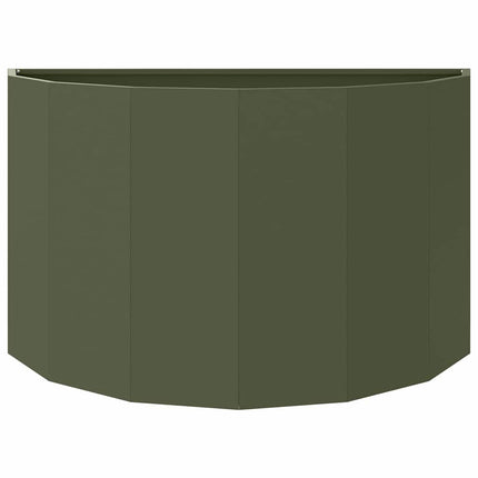 Plantekasse Oliven grøn 90 x 45 x 50 cm Stål