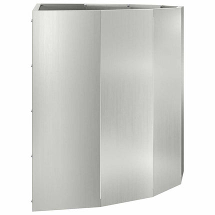 Plantekasse Sølv 90 x 45 x 50 cm Galvaniseret stål