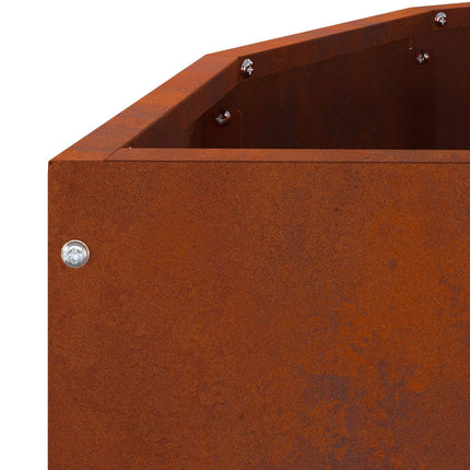 Plantekasse Rusten 90 x 45 x 50 cm Cortenstål
