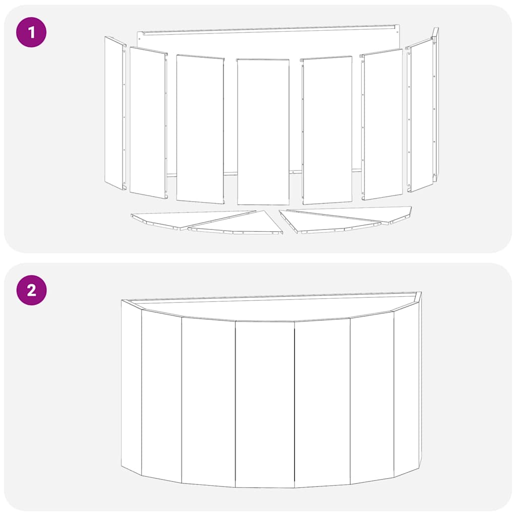 Plantekasse Rusten 90 x 45 x 50 cm Cortenstål