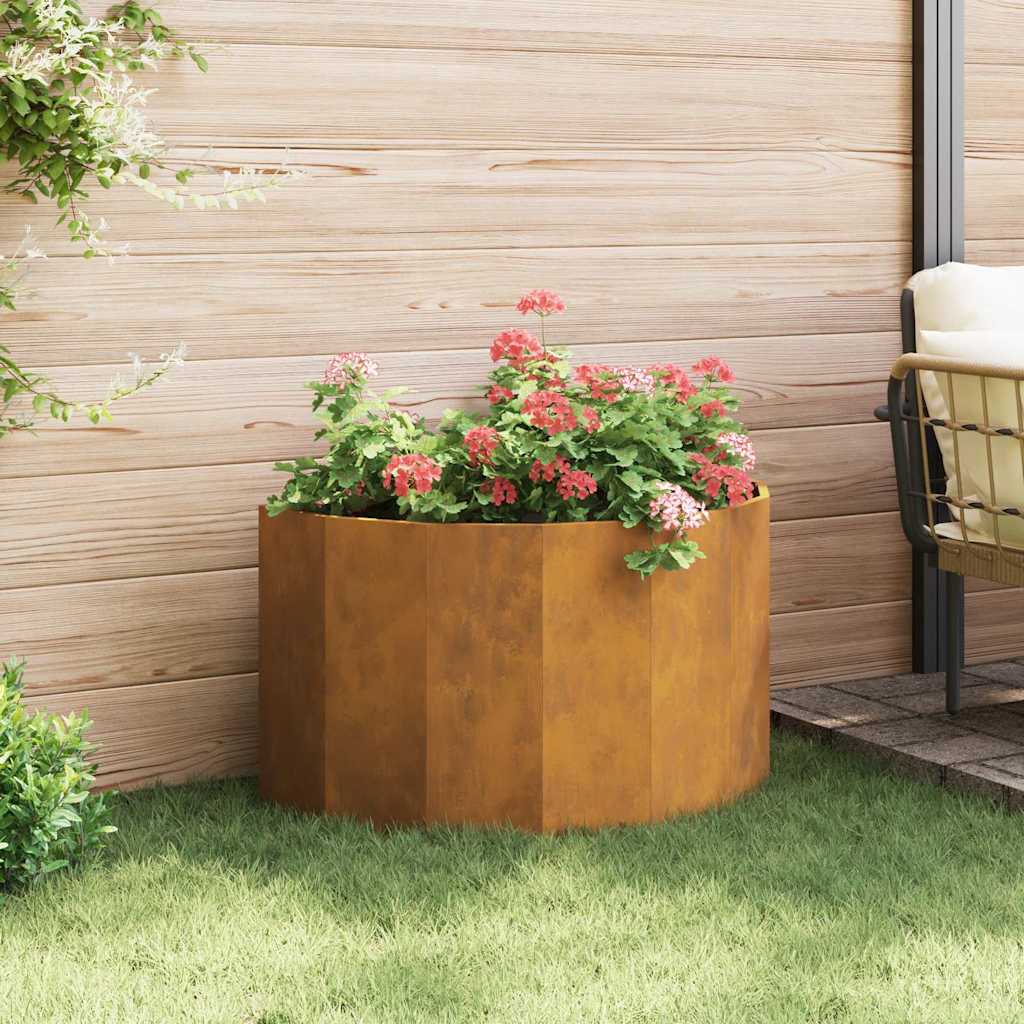 Plantekasse Rusten 90 x 45 x 50 cm Cortenstål