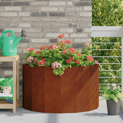 Plantekasse Rusten 90 x 45 x 50 cm Cortenstål