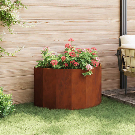 Plantekasse Rusten 90 x 45 x 50 cm Cortenstål