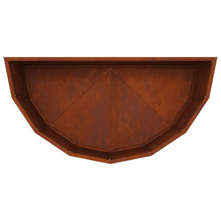 Plantekasse Rusten 90 x 45 x 50 cm Cortenstål