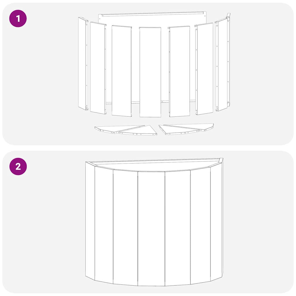 Plantekasse Sort 60 x 30 x 50 cm Stål