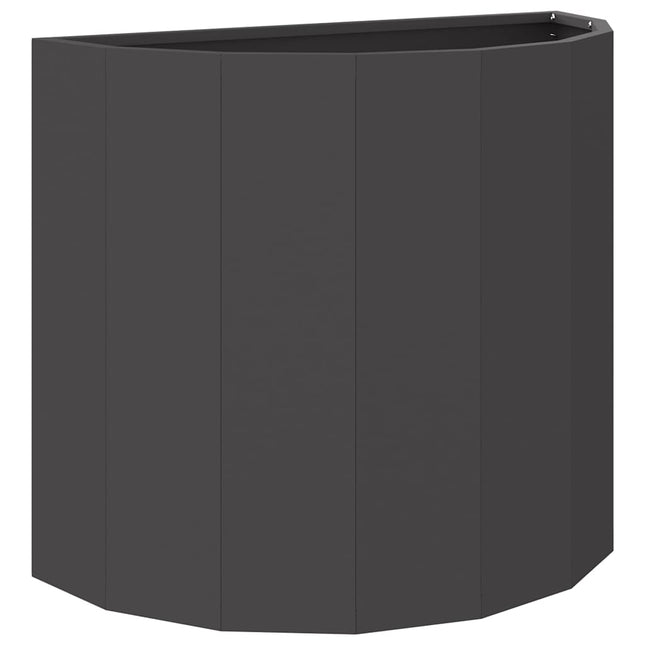 Plantekasse Sort 60 x 30 x 50 cm Stål