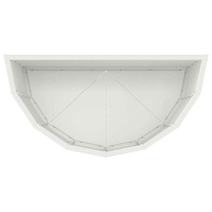 Plantekasse Hvid 60 x 30 x 50 cm Stål