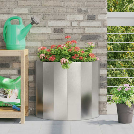 Plantekasse Sølv 60 x 30 x 50 cm Rustfrit stål