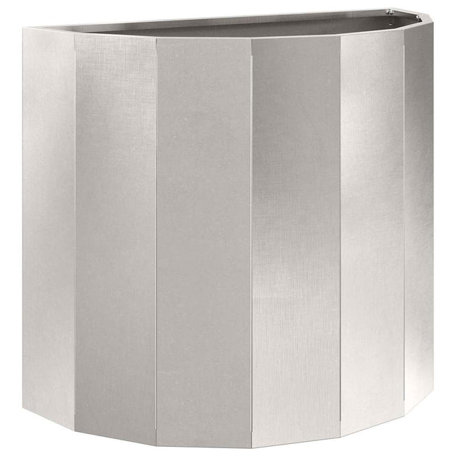 Plantekasse Sølv 60 x 30 x 50 cm Rustfrit stål
