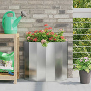 Plantekasse Sølv 60 x 30 x 50 cm Galvaniseret stål