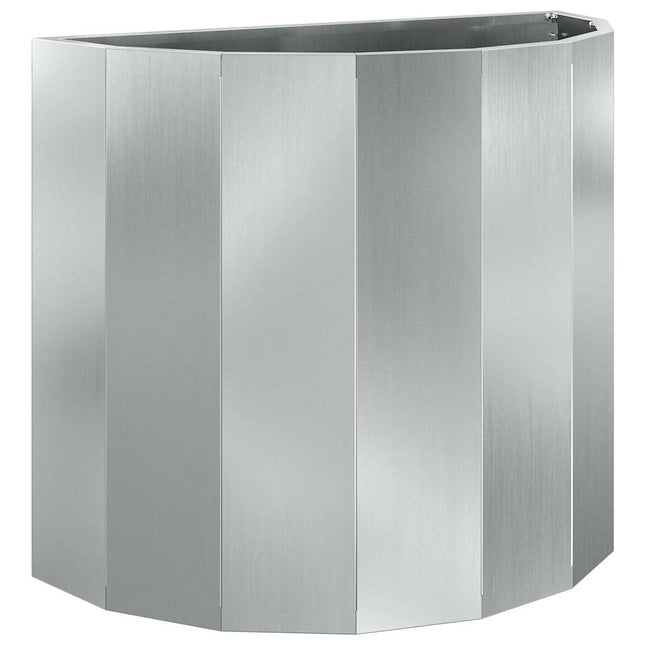 Plantekasse Sølv 60 x 30 x 50 cm Galvaniseret stål