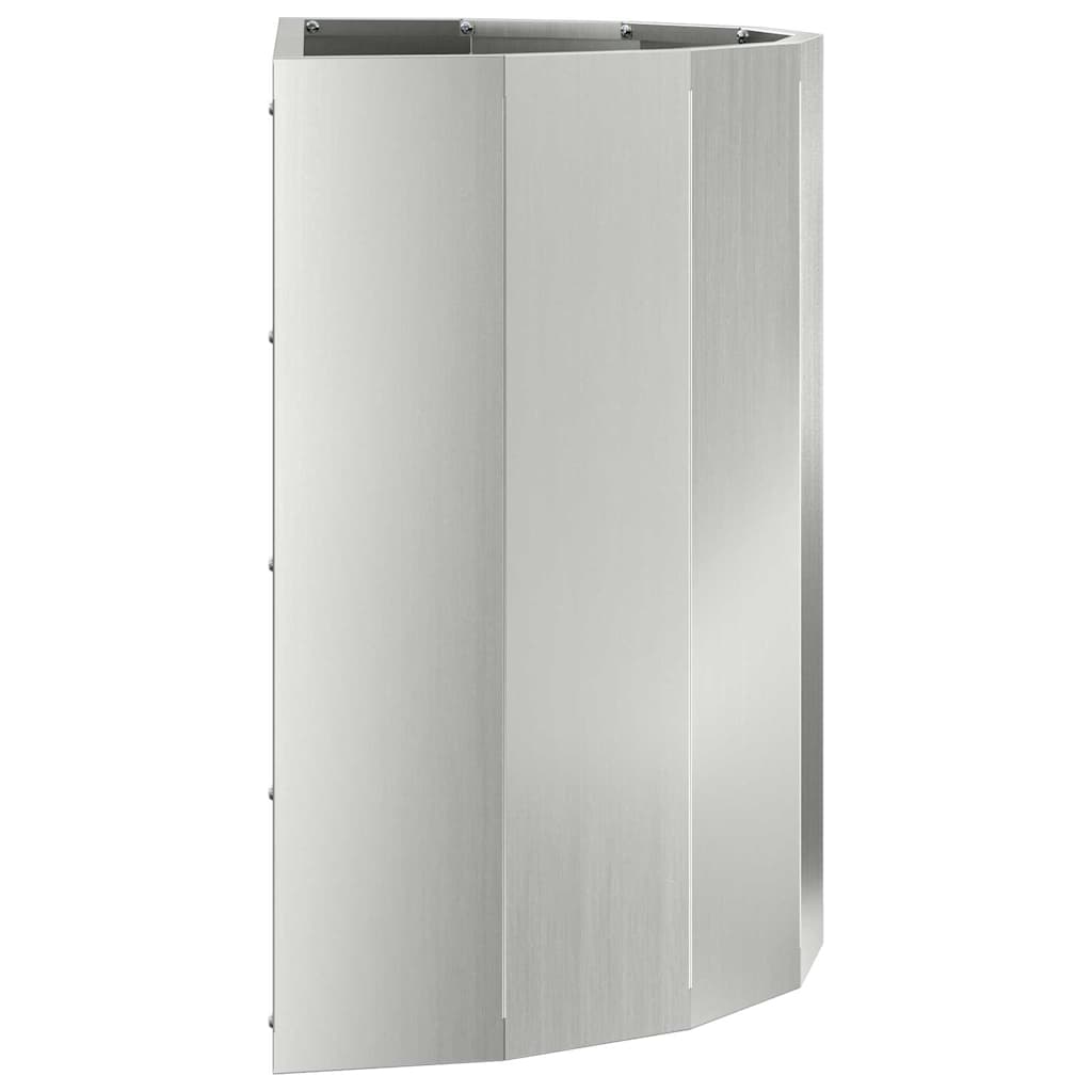 Plantekasse Sølv 60 x 30 x 50 cm Galvaniseret stål