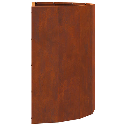 Plantekasse Rusten 60 x 30 x 50 cm Cortenstål
