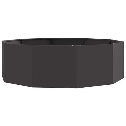 Plantekasse Sort 120 x 120 x 35 cm Stål