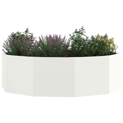 Plantekasse Hvid 120 x 120 x 35 cm Stål