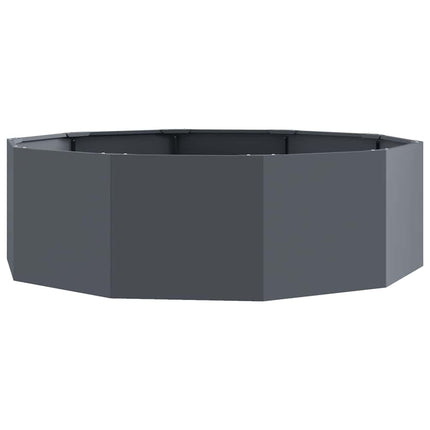 Plantekasse Antracit 120 x 120 x 35 cm Stål
