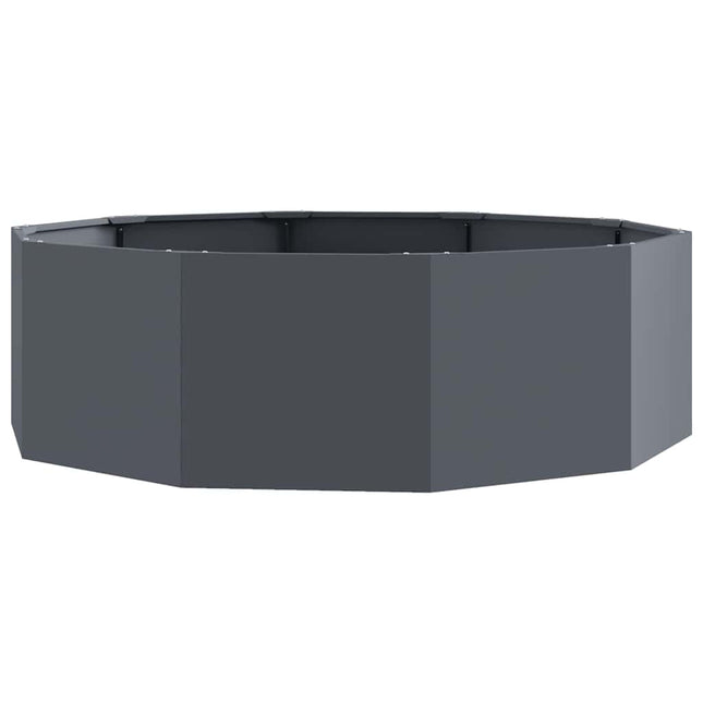 Plantekasse Antracit 120 x 120 x 35 cm Stål