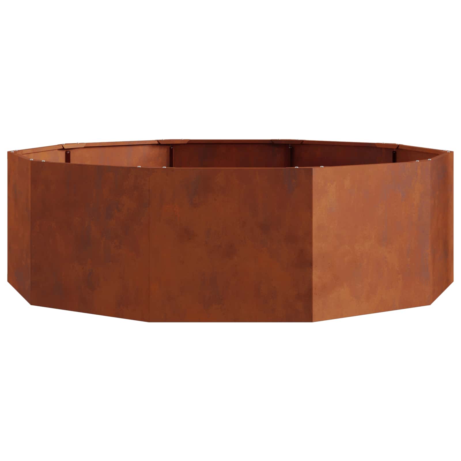 Plantekasse Rusten 120 x 120 x 35 cm Cortenstål